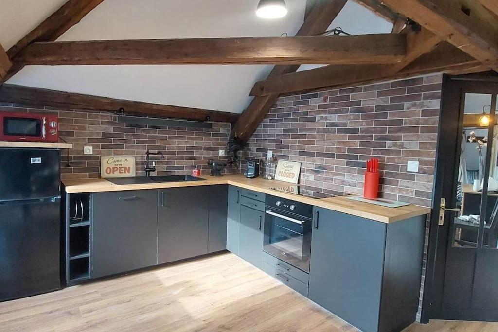 *New*Les Amandines Le Loft* Wifi Leilighet Allevard Eksteriør bilde
